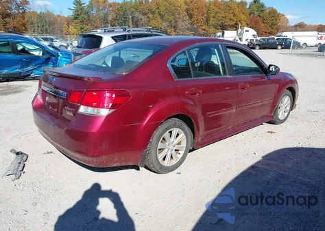 2011 Subaru Legacy 2.5I Premium z USA, uszkodzony, nr VIN 4S3BMBC69B3250881